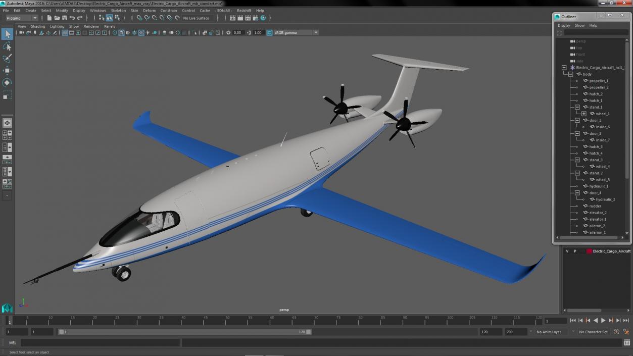 3D Electric Cargo Aircraft(1)