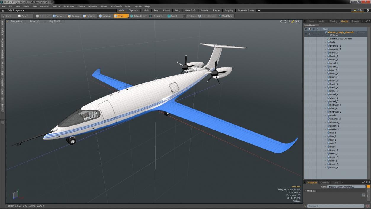 3D Electric Cargo Aircraft(1)