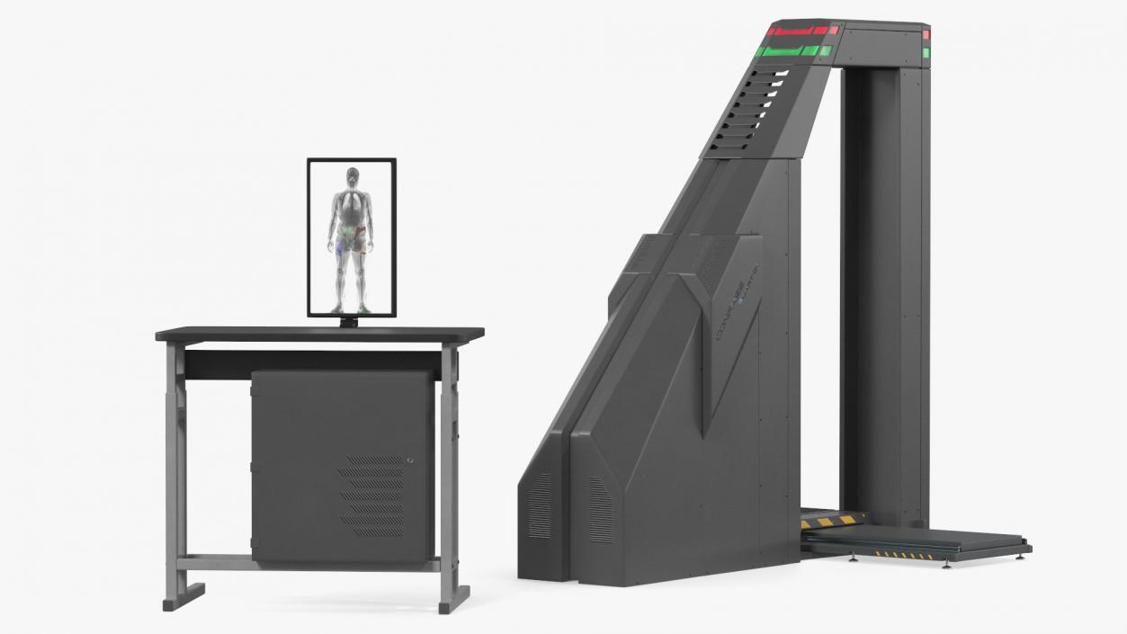 3D Conpass Smart DV Xray Full Body Scanner Rigged