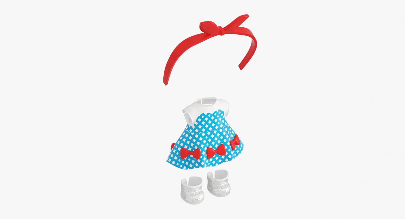 3D Doll Clothes Set