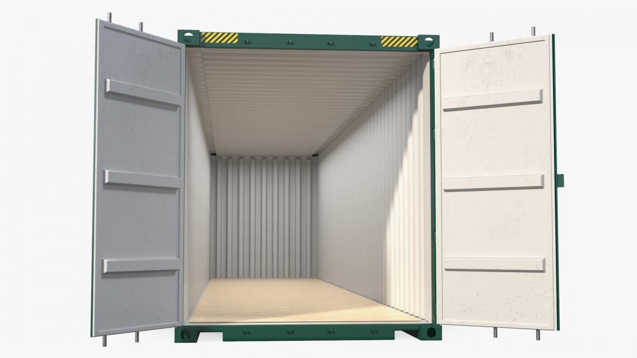 3D model 40ft Double Door Shipping Container