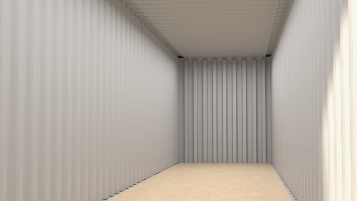 3D model 40ft Double Door Shipping Container