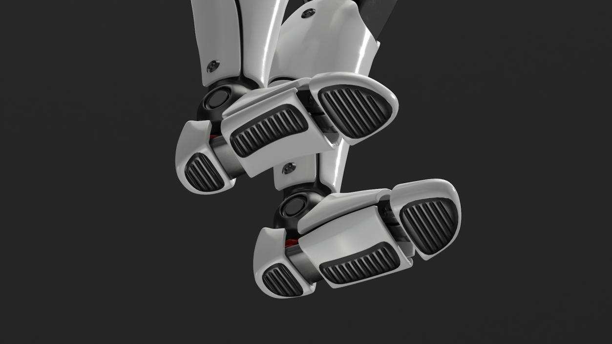 3D Cyborg Male T-pose model