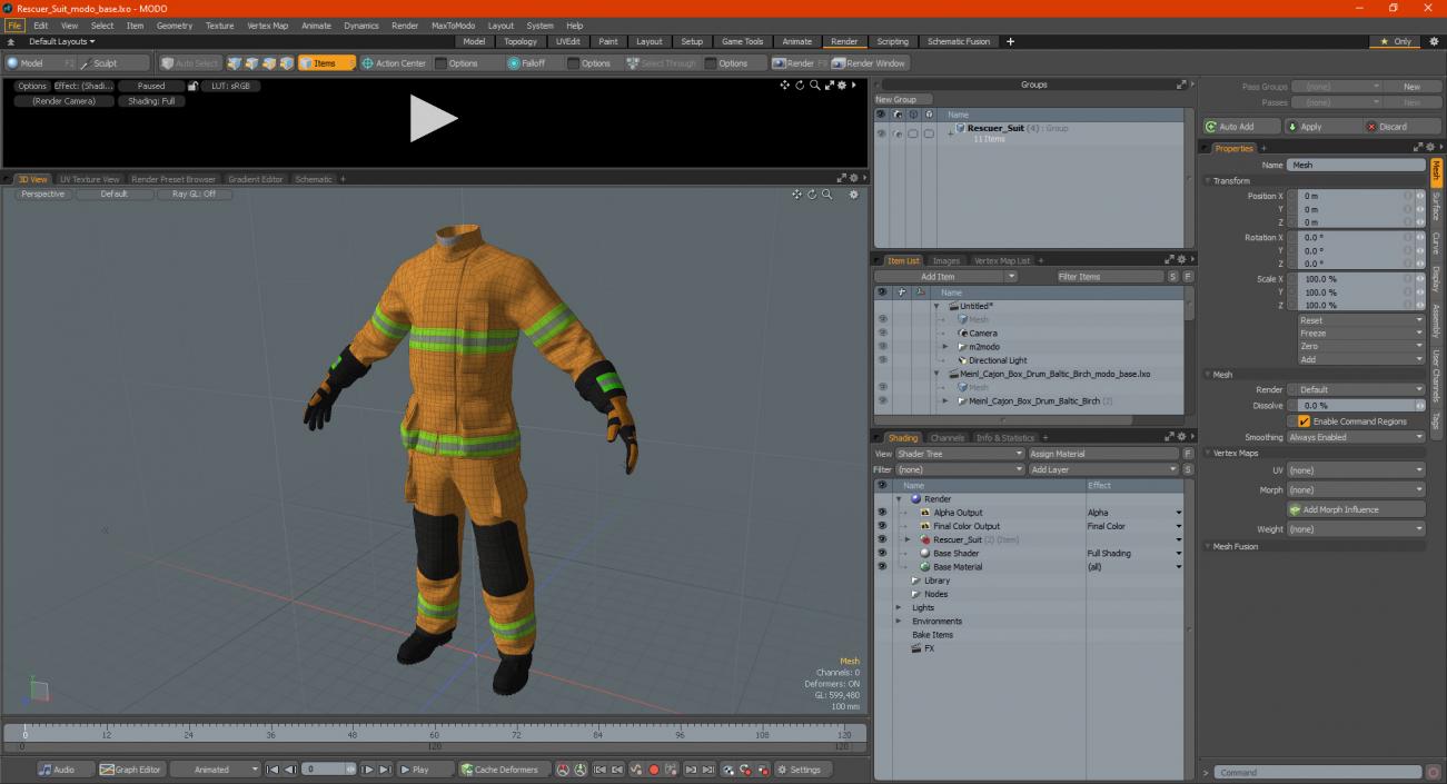 Rescuer Suit 3D