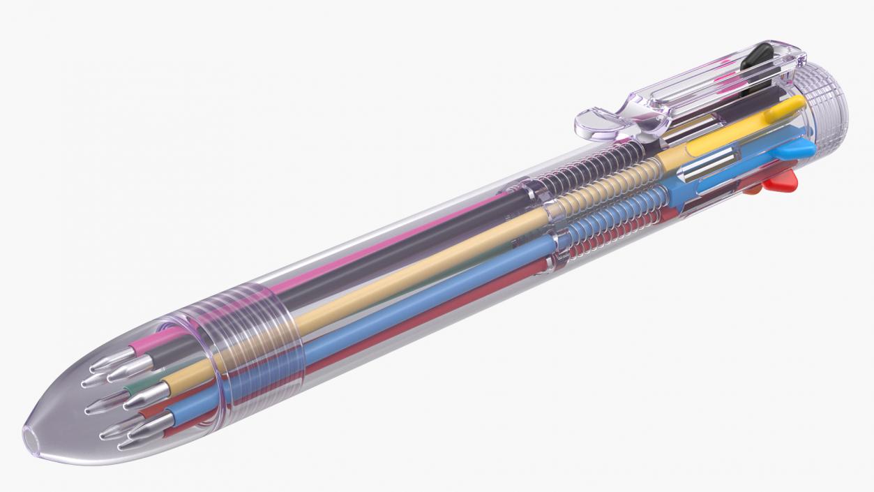 Multicolor Ballpoint Pen 3D model