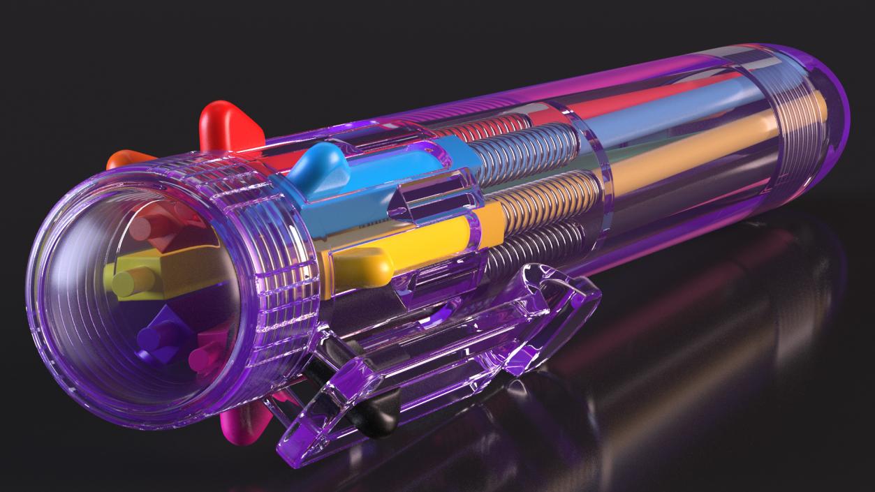 Multicolor Ballpoint Pen 3D model