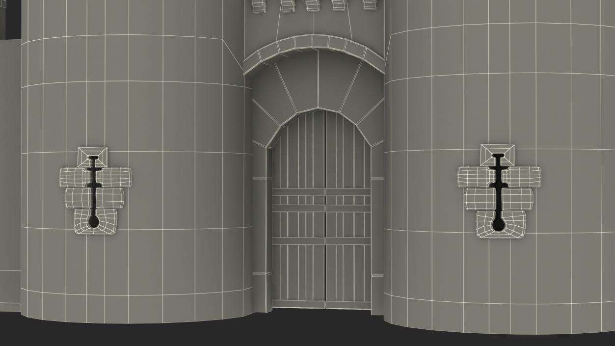 3D model Castle Entrance Gate