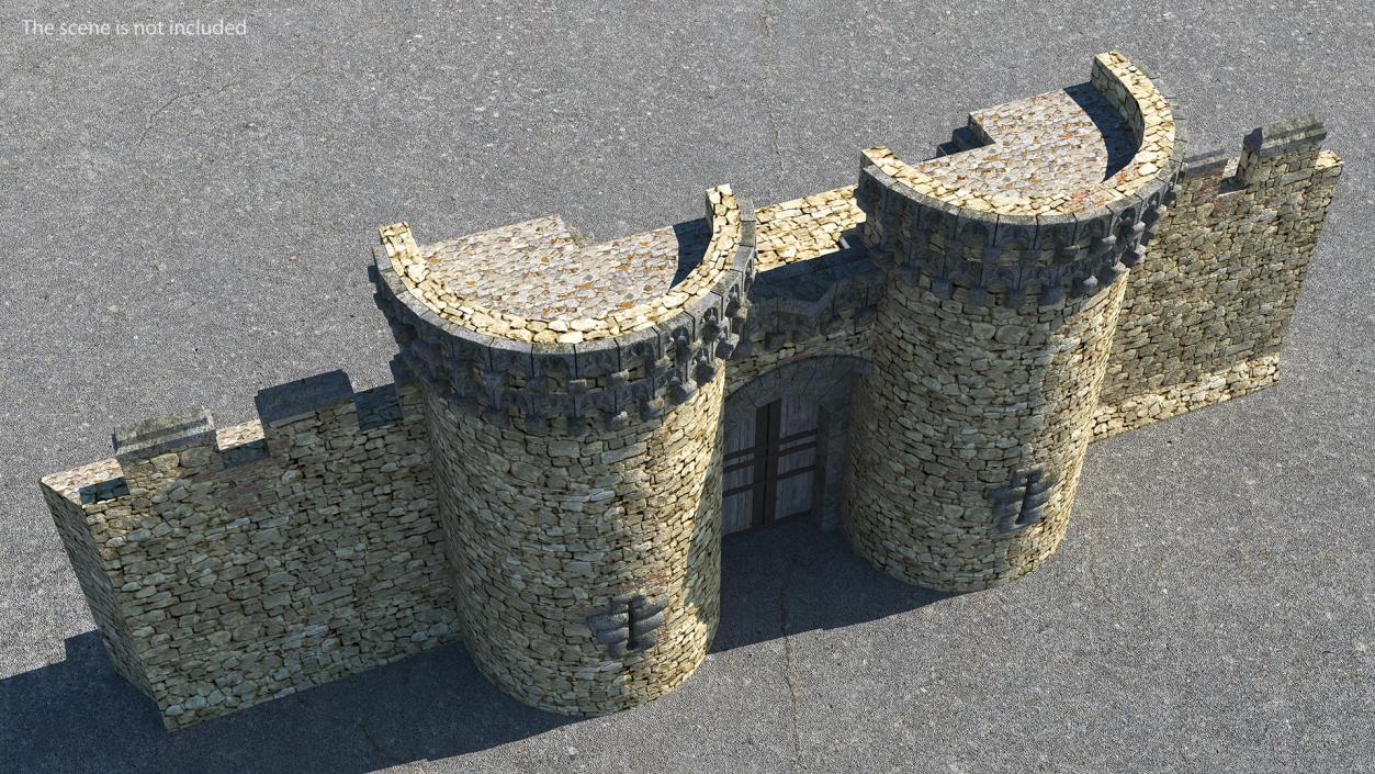 3D model Castle Entrance Gate