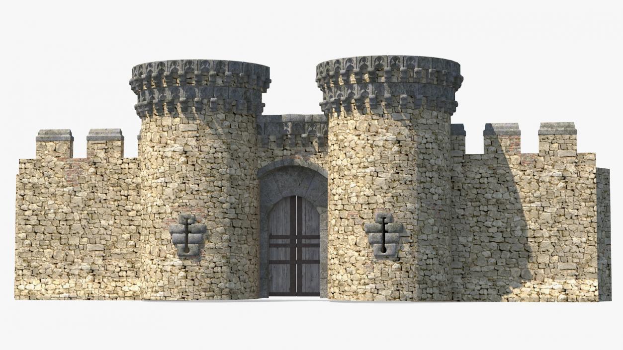 3D model Castle Entrance Gate