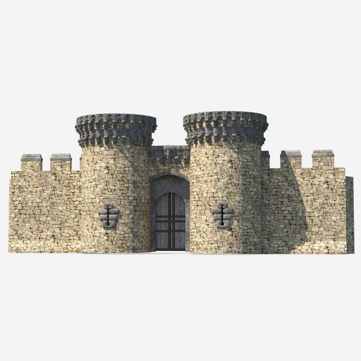 3D model Castle Entrance Gate