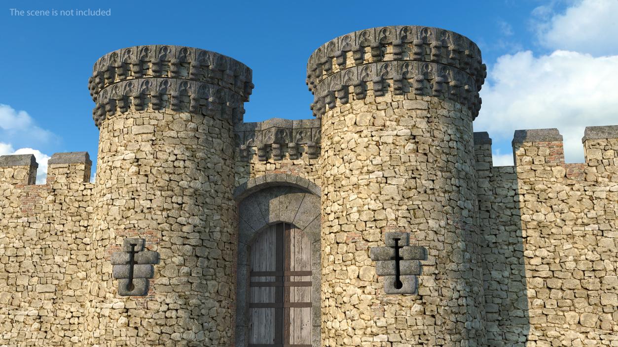 3D model Castle Entrance Gate