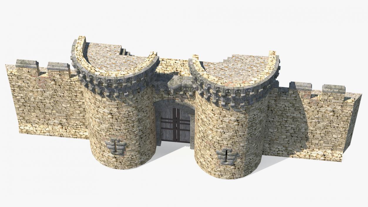 3D model Castle Entrance Gate