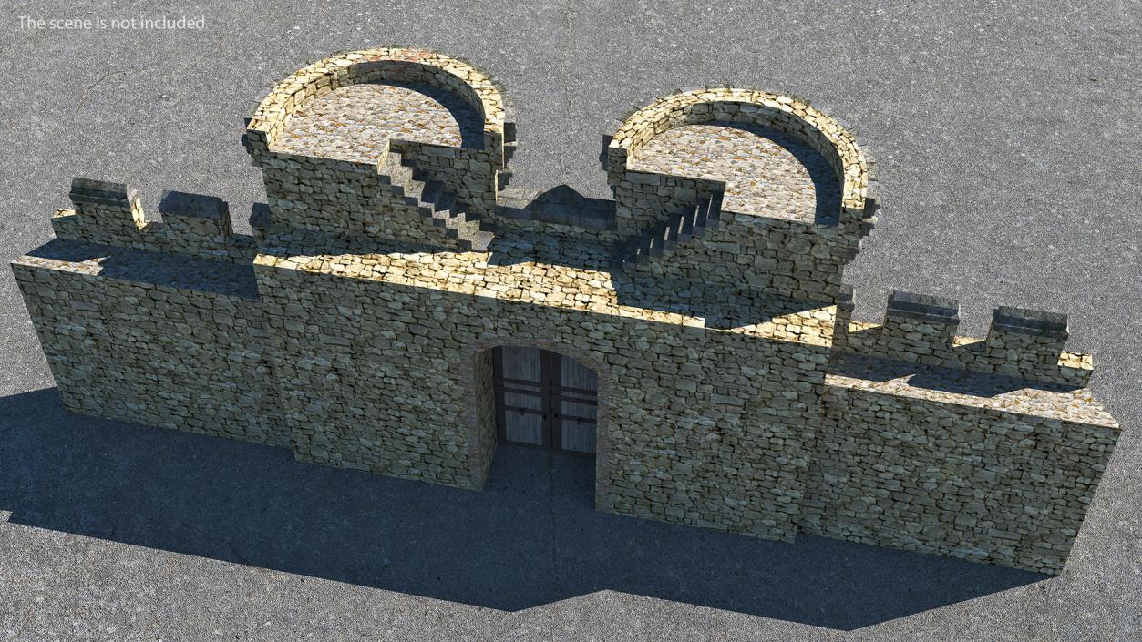 3D model Castle Entrance Gate