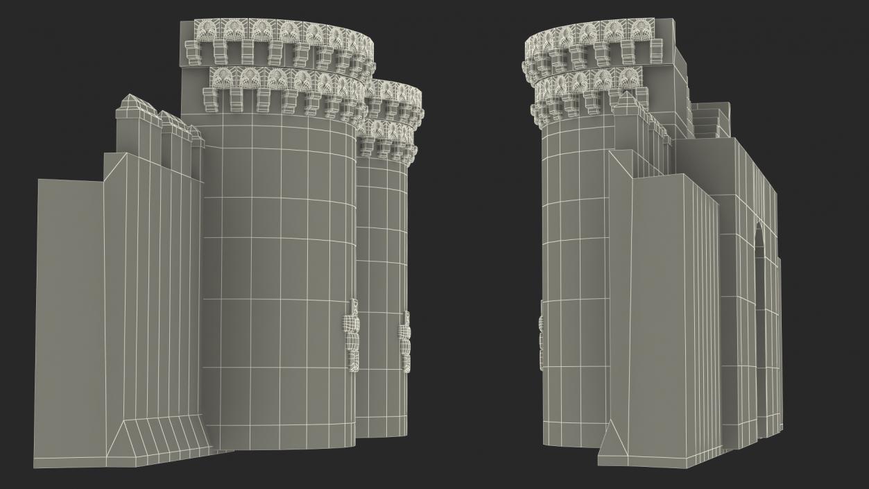 3D model Castle Entrance Gate