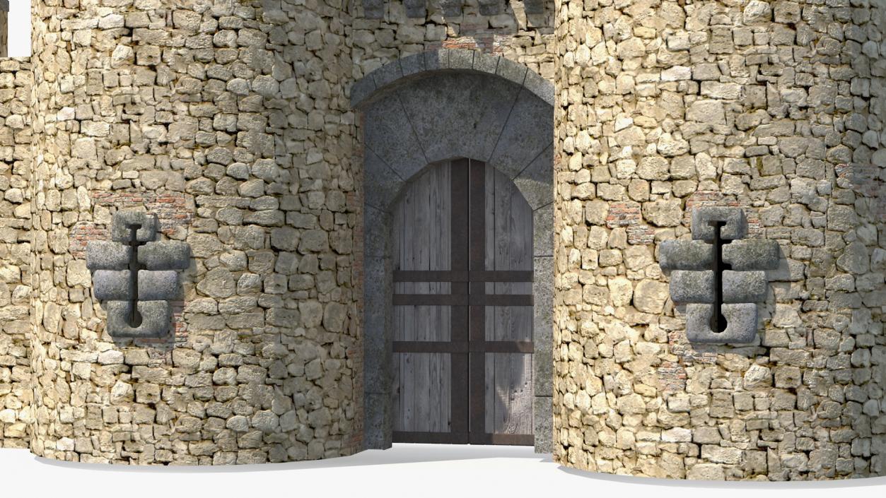 3D model Castle Entrance Gate