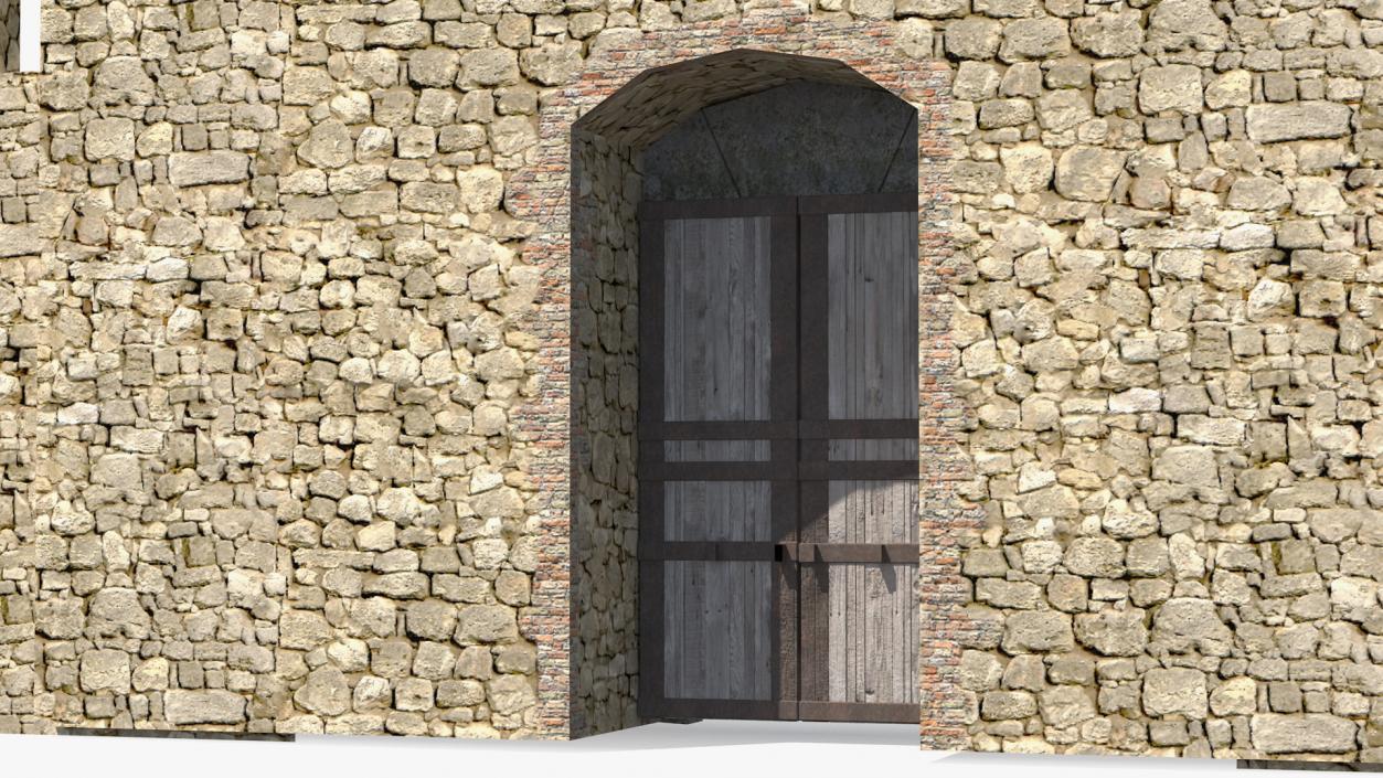 3D model Castle Entrance Gate