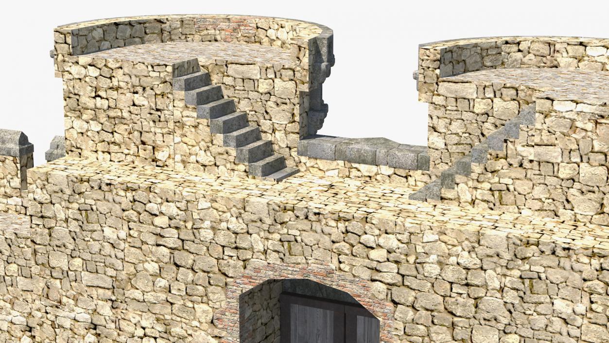 3D model Castle Entrance Gate