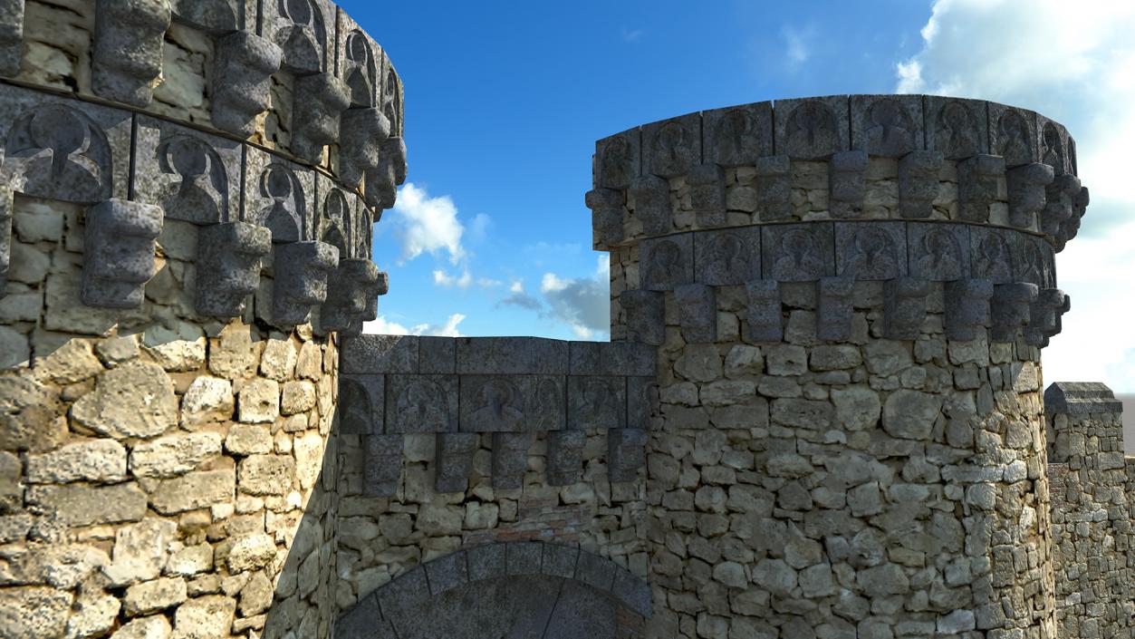 3D model Castle Entrance Gate