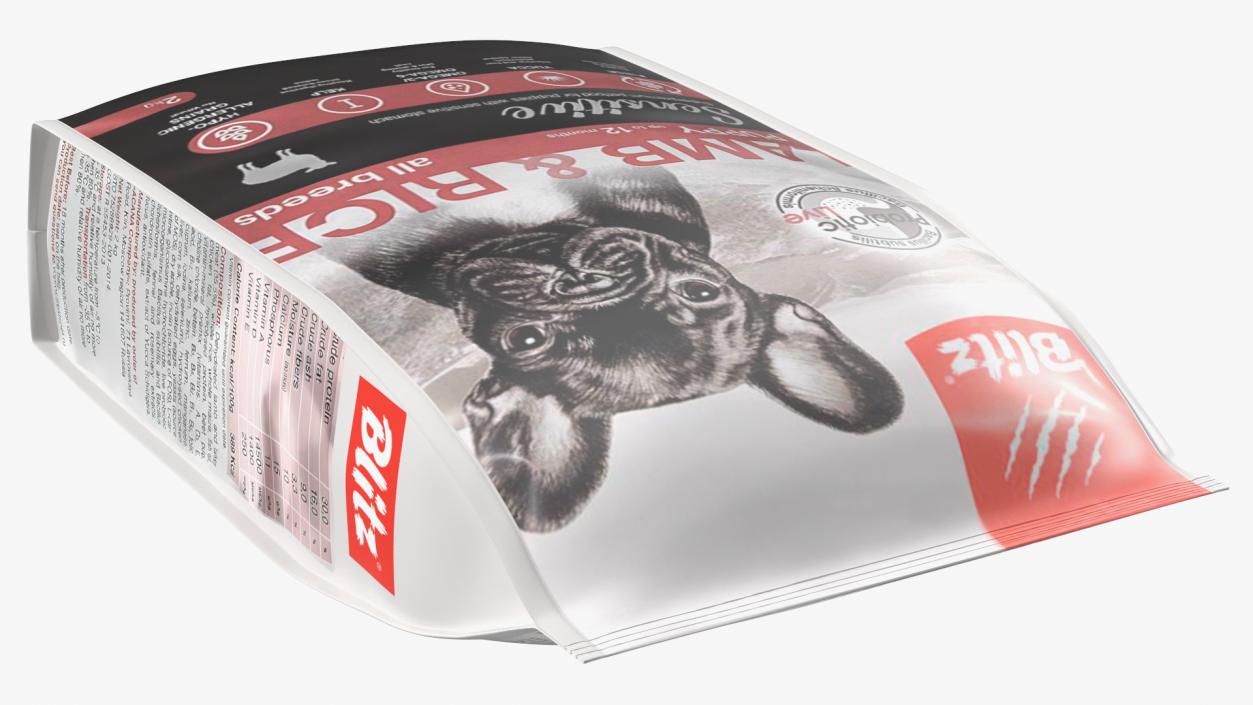 3D model Puppy Food Blitz Lamb and Rice 2 kg