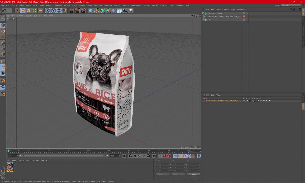 3D model Puppy Food Blitz Lamb and Rice 2 kg