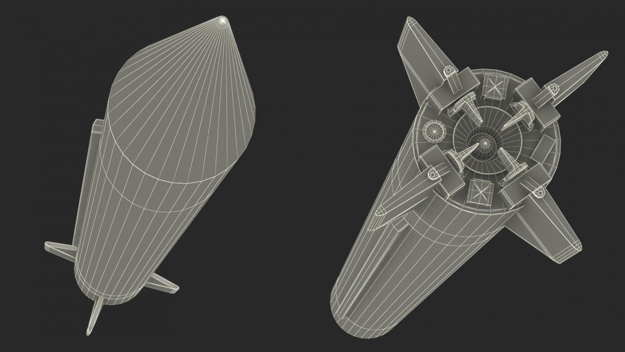 3D Pakistan Ballistic Missile Ghauri model