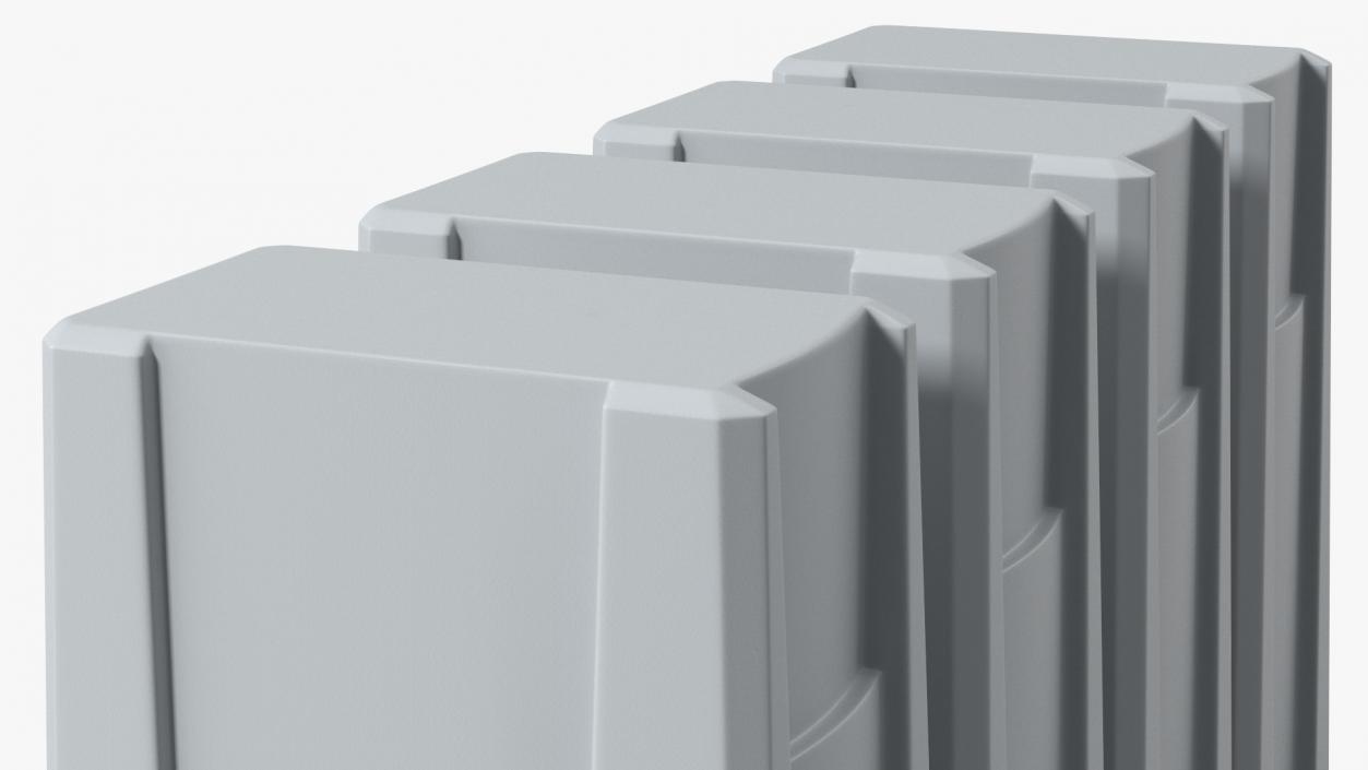 3D Modular Recycling Bins Set