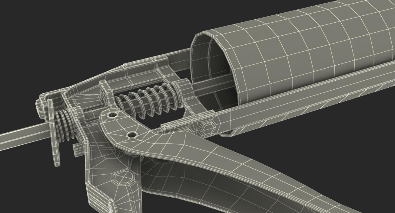 3D Silicone Sealant Pistol with Tube model