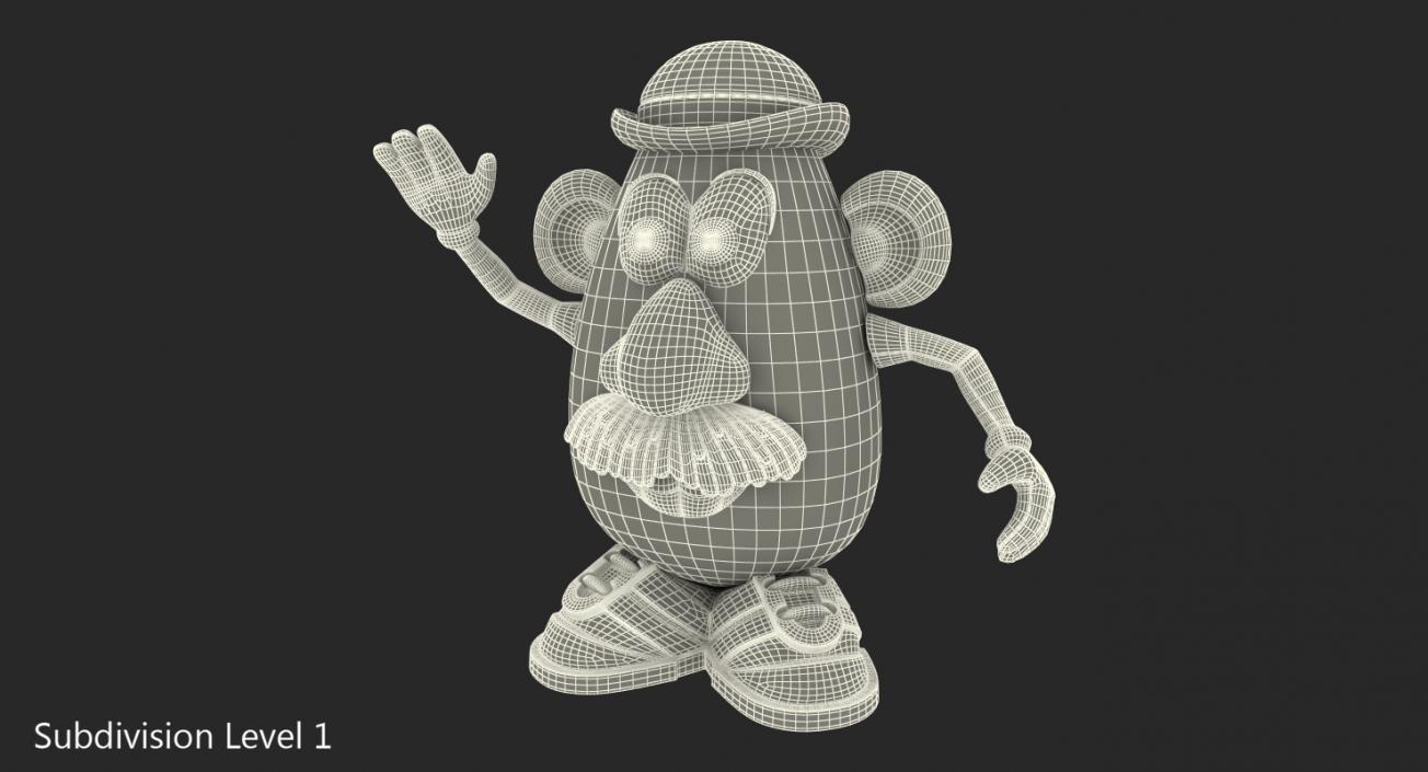 3D Toy Mr Potato Head model