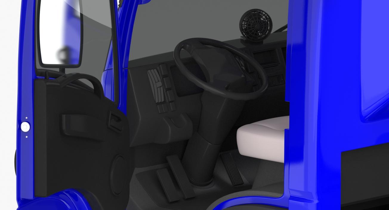 3D model Commercial Truck Generic Simple Interior