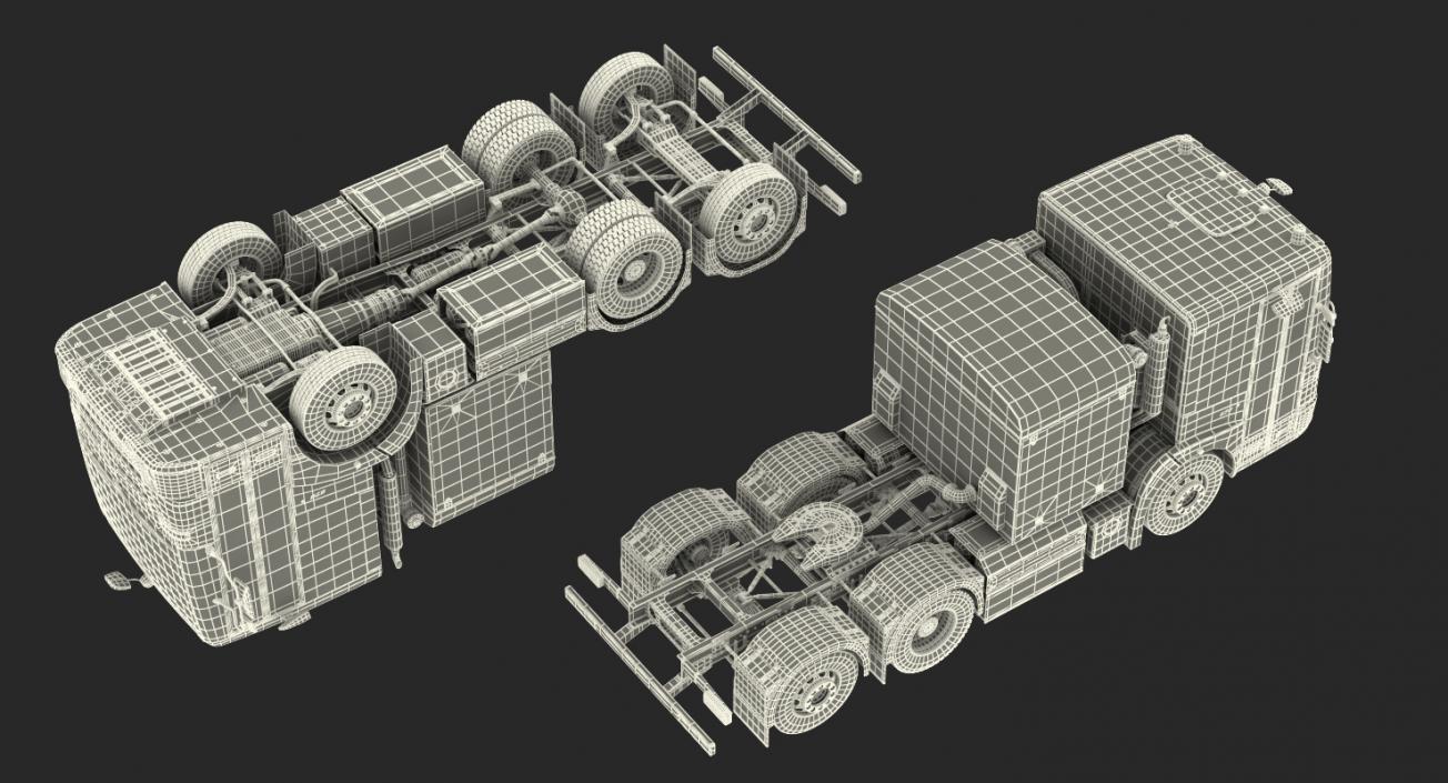 3D model Mercedes-Benz Econic Aviation Refueler Rigged