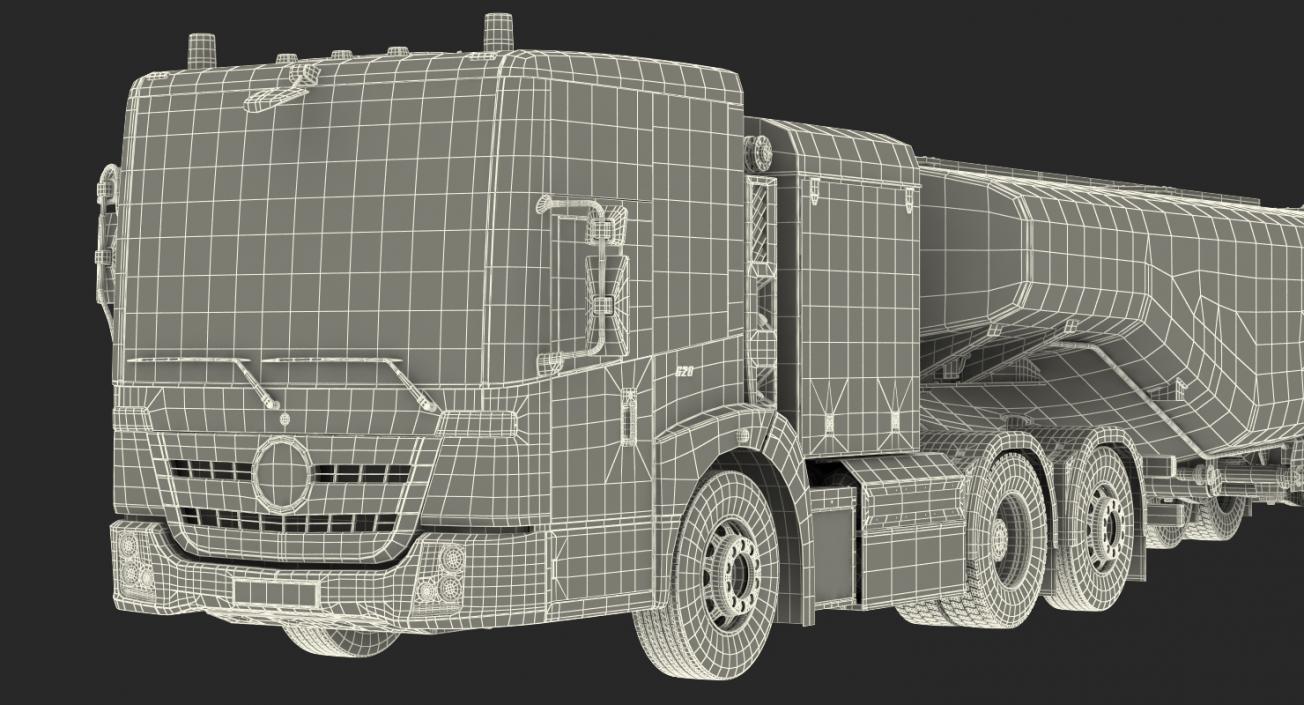 3D model Mercedes-Benz Econic Aviation Refueler Rigged