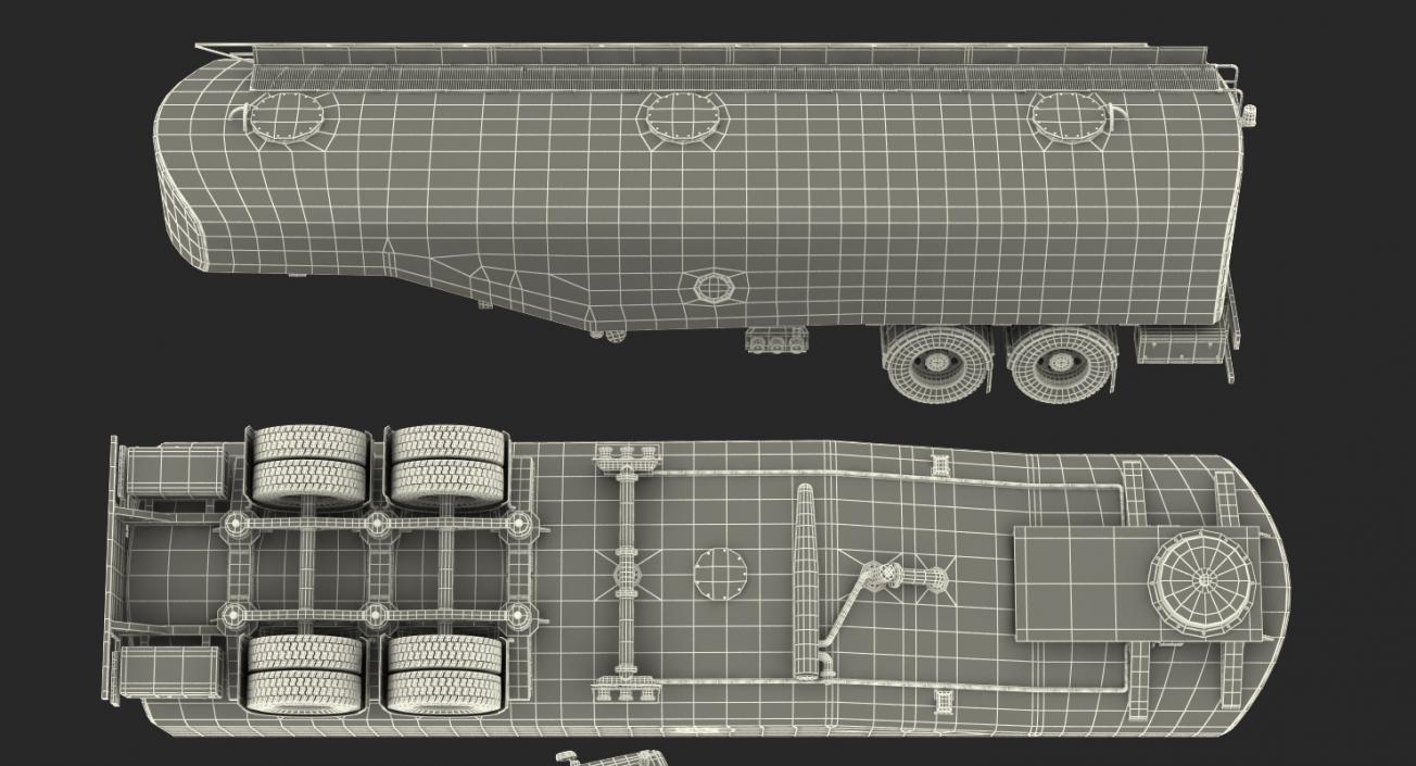 3D model Mercedes-Benz Econic Aviation Refueler Rigged