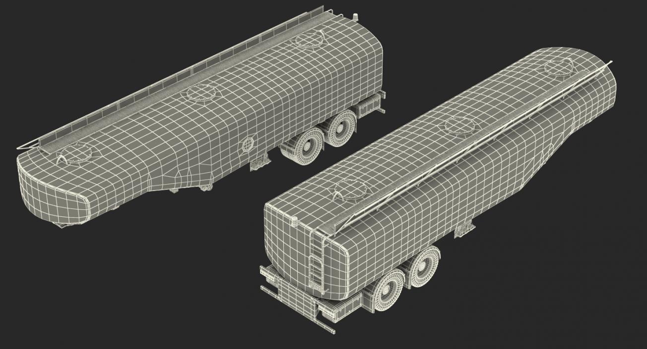 3D model Mercedes-Benz Econic Aviation Refueler Rigged