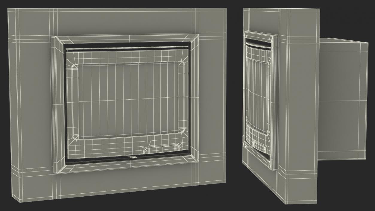 Fireplace Insert Generic 3D model