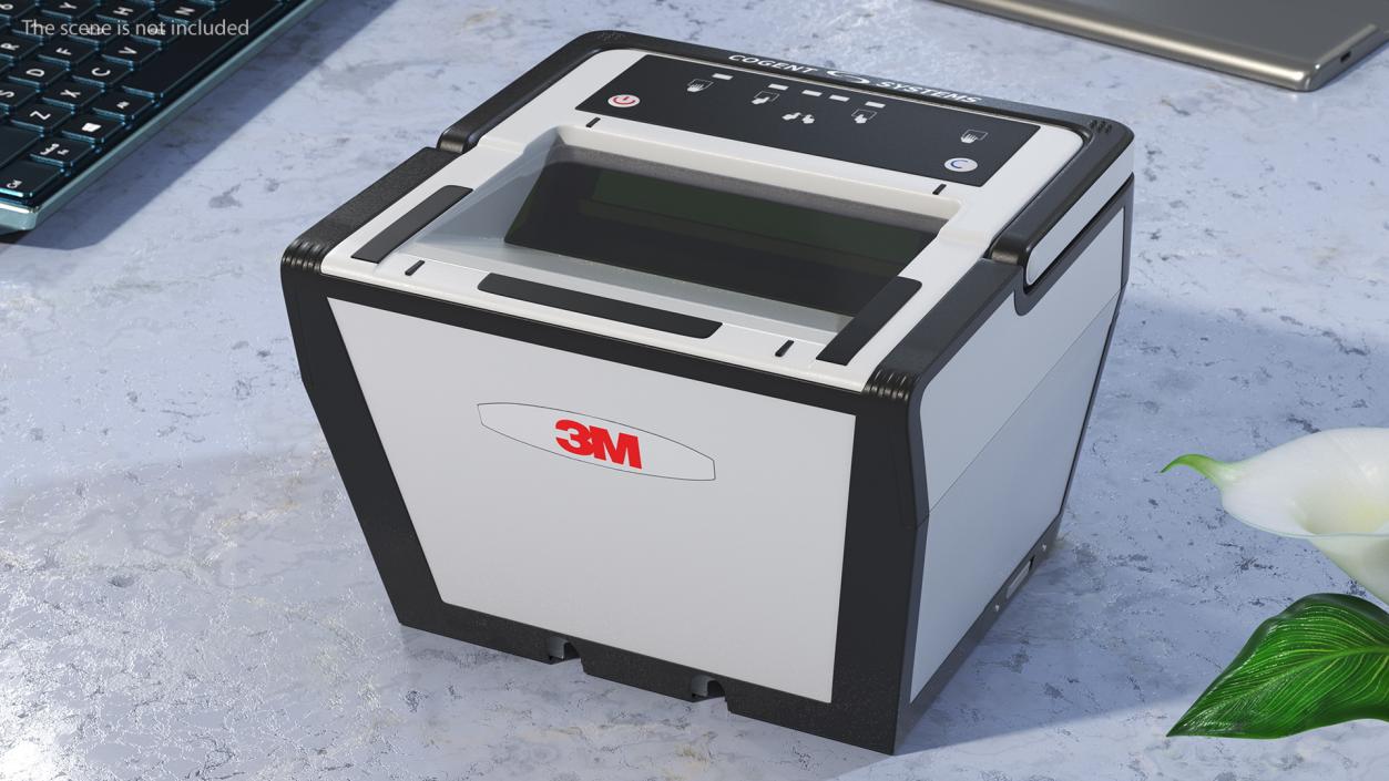 Cogent 3M CS500e Live Scan Tenprint Scanner Off 3D