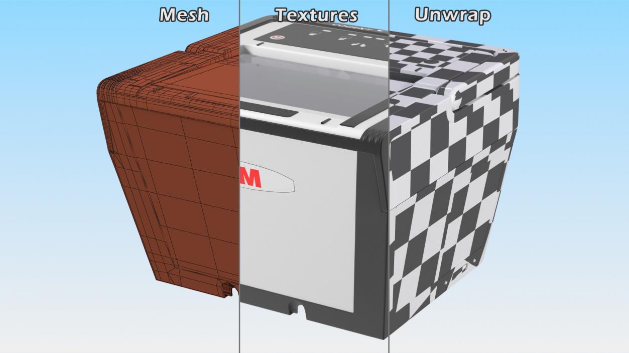 Cogent 3M CS500e Live Scan Tenprint Scanner Off 3D