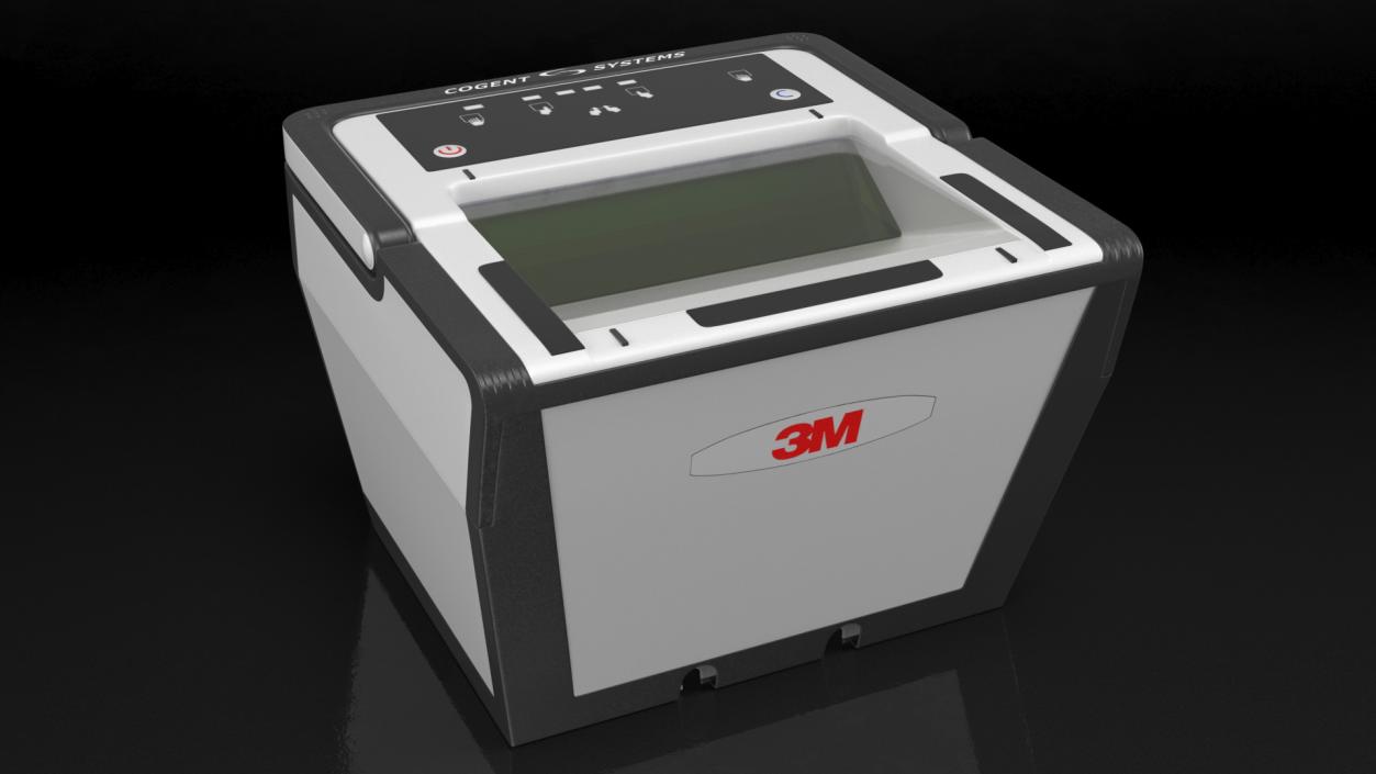 Cogent 3M CS500e Live Scan Tenprint Scanner Off 3D