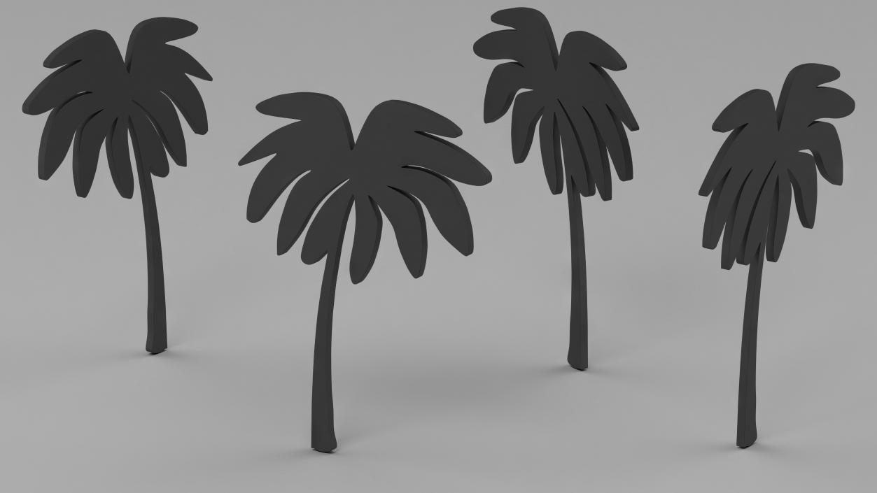 3D model Plant Silhouettes Collection 3