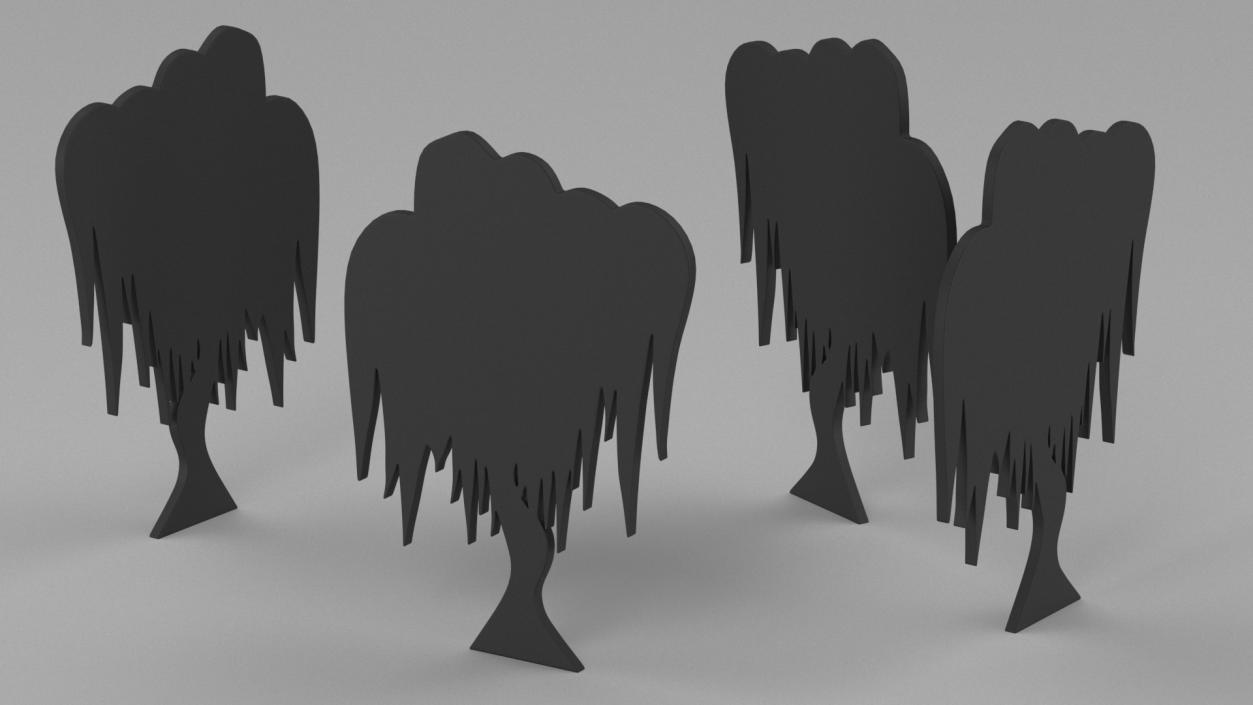 3D model Plant Silhouettes Collection 3