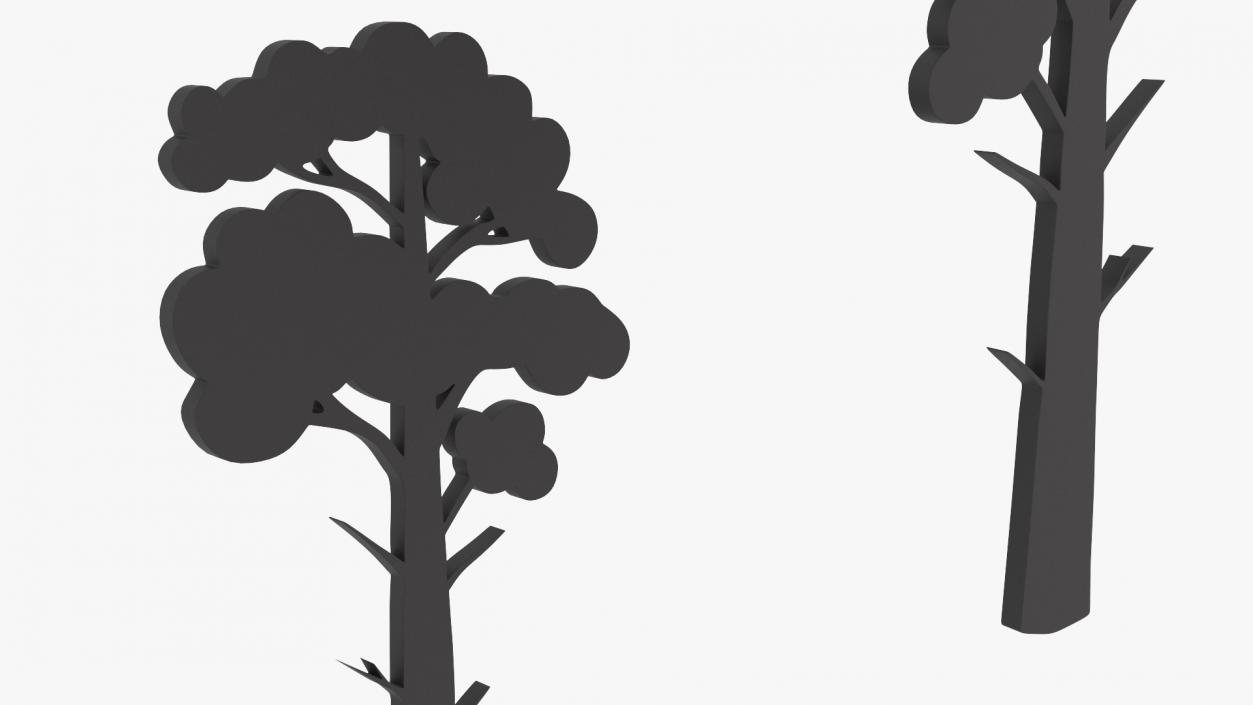 3D model Plant Silhouettes Collection 3