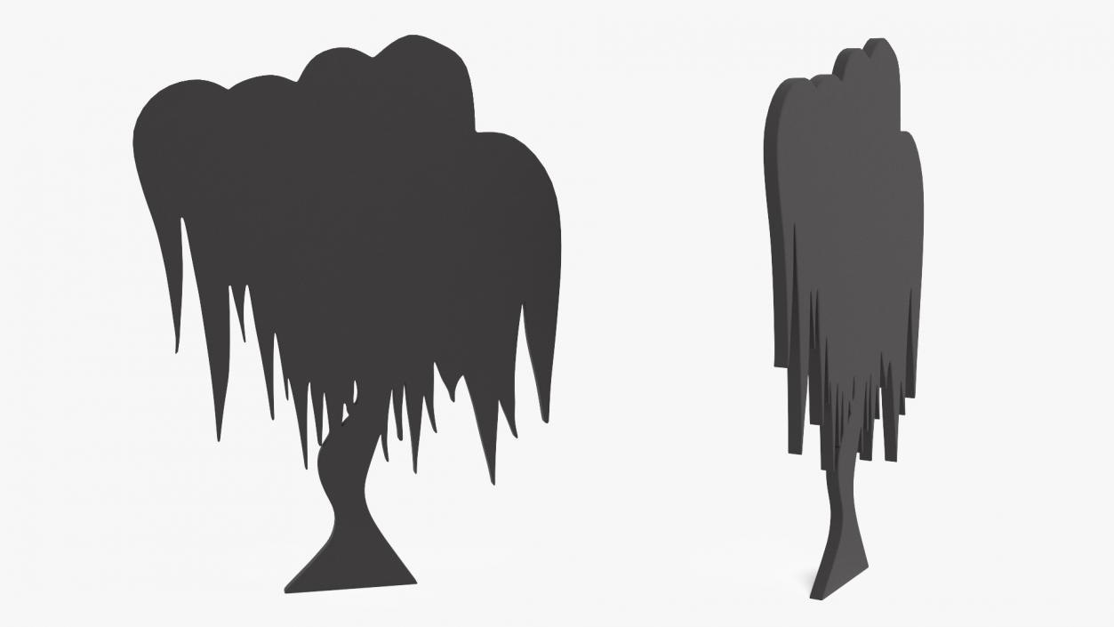 3D model Plant Silhouettes Collection 3