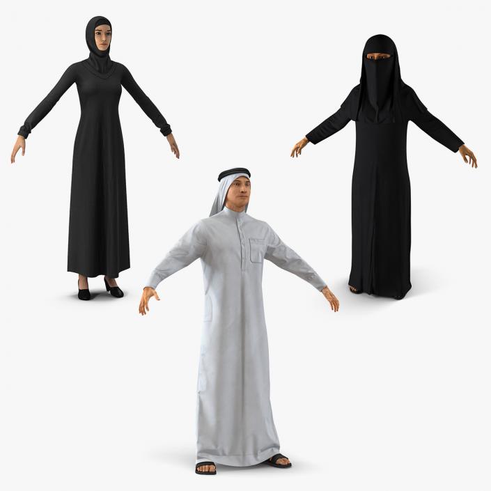 Arab People Collection 2 3D model