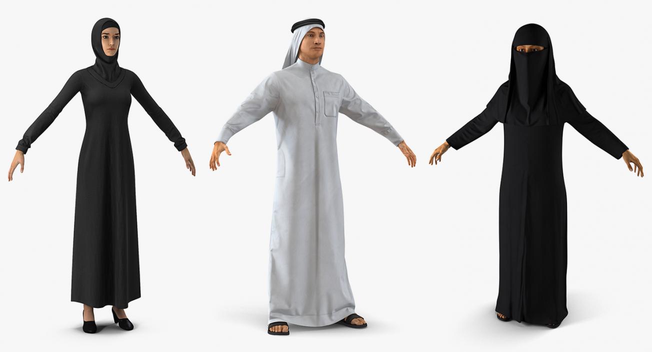 Arab People Collection 2 3D model