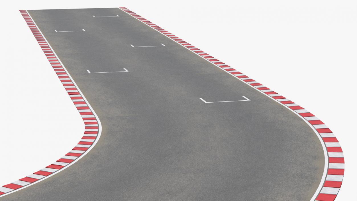 Racing Road Surface 3D model