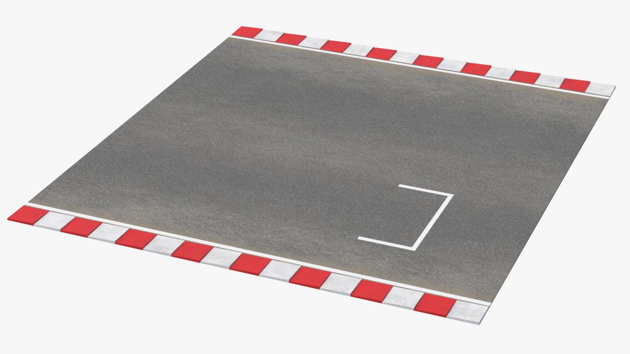 Racing Road Surface 3D model