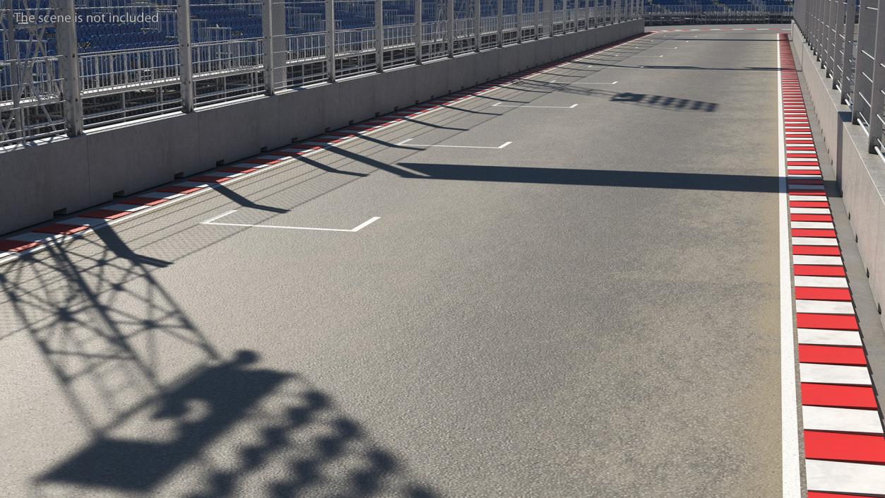 Racing Road Surface 3D model