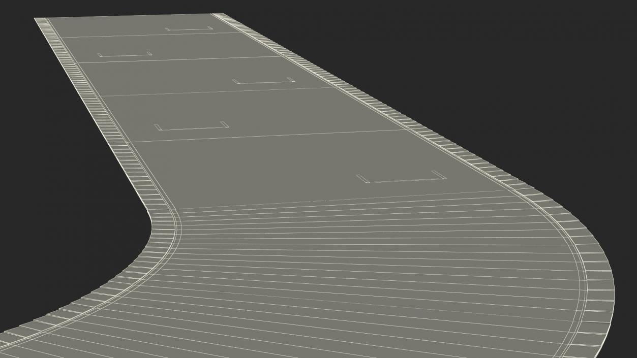 Racing Road Surface 3D model