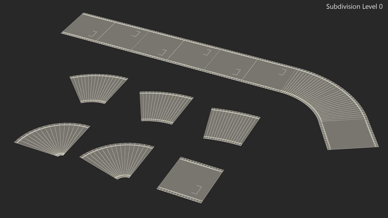 Racing Road Surface 3D model