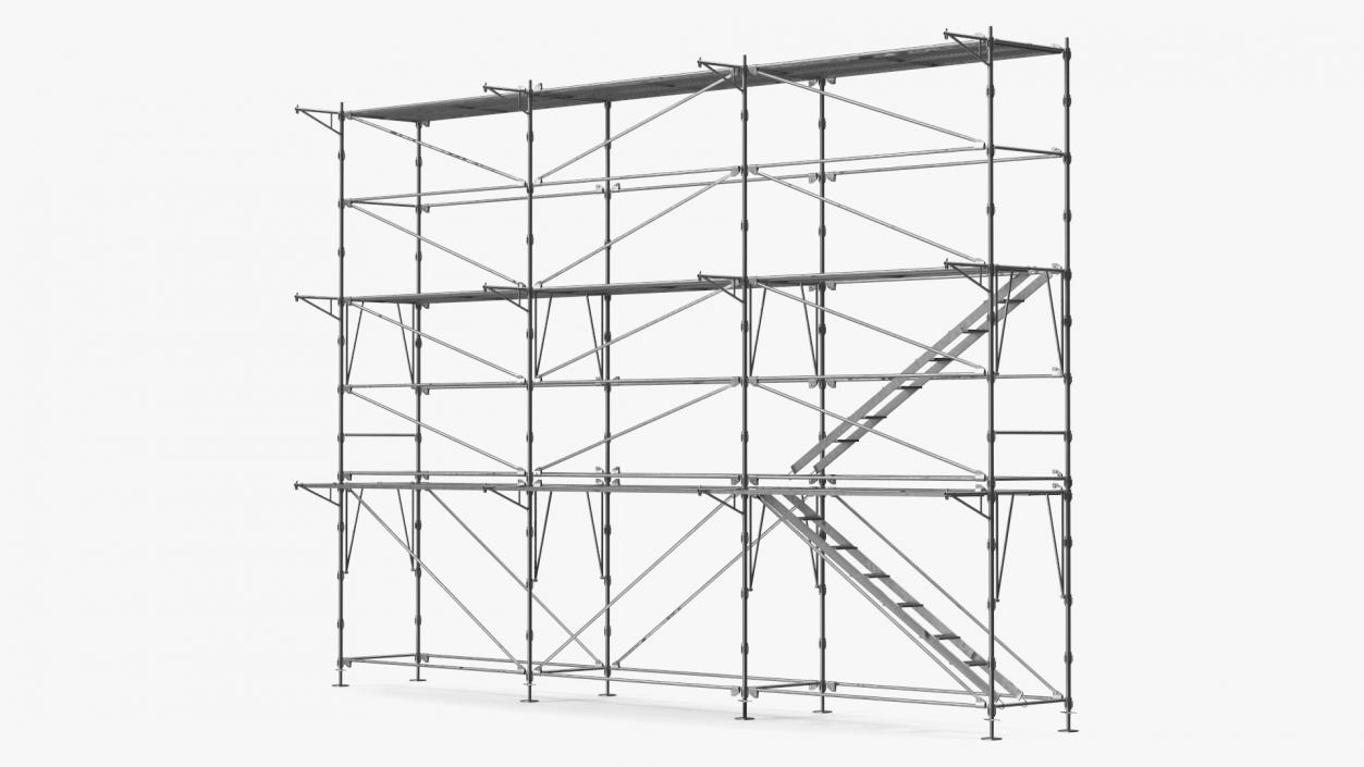 Construction Scaffolding 3D model