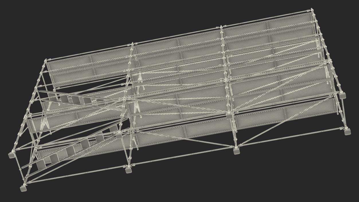 Construction Scaffolding 3D model